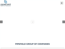 Tablet Screenshot of pipefieldgroup.com